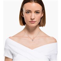 Collana Swarovski Donna Attract in Lega metallica Cristallo 5571077 - 5571077